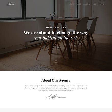 ThemeForest Snow