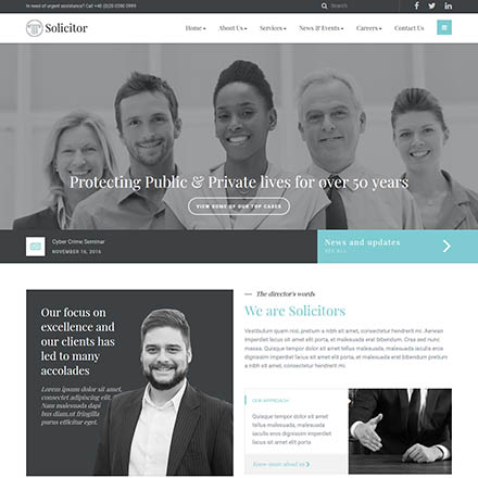 ThemeForest Solicitor