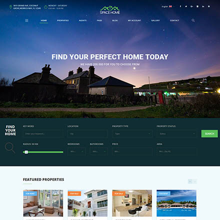ThemeForest Space Home