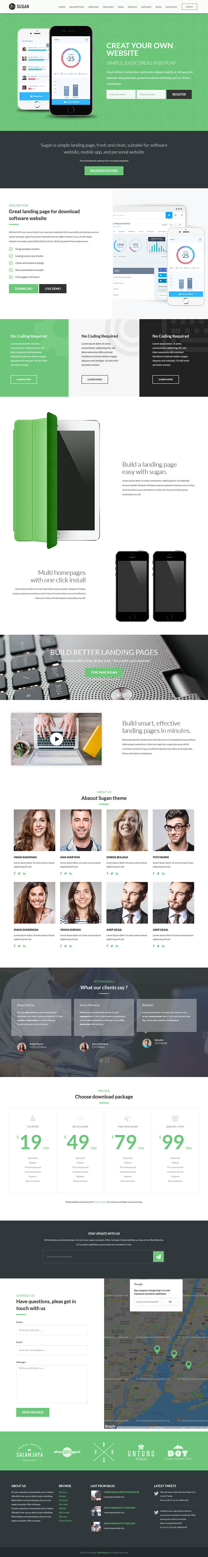 WordPress шаблон ThemeForest Sugan