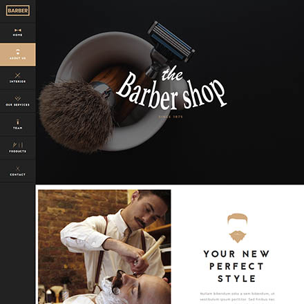 ThemeForest The Barber Shop