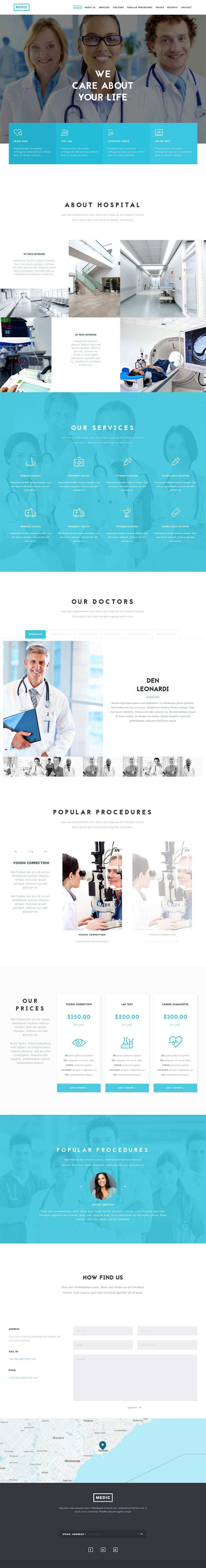 WordPress шаблон ThemeForest The Hospital