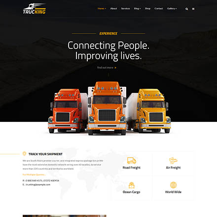 ThemeForest Trucking