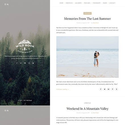 ThemeForest Wild Book