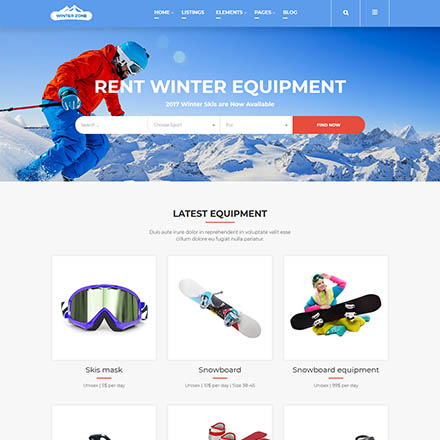 ThemeForest WinterZone