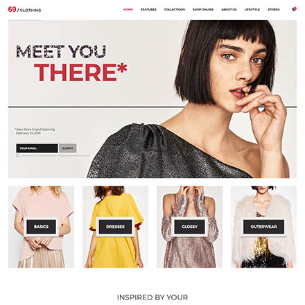 ThemeForest 69 Clothing