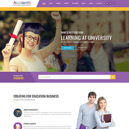 ThemeForest Academia