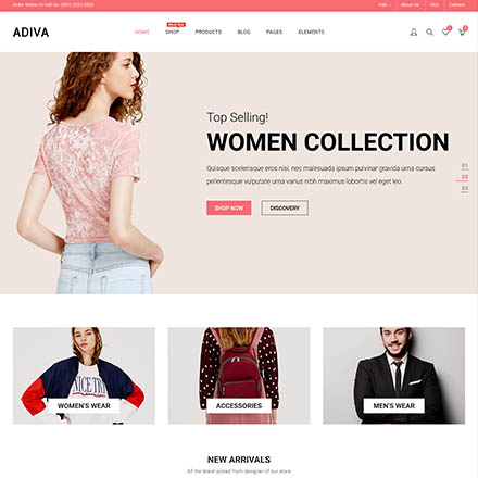 ThemeForest Adiva