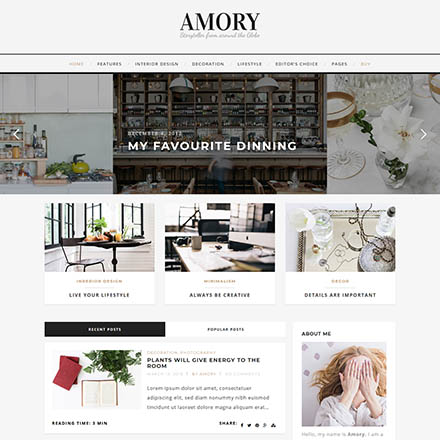 ThemeForest Amory