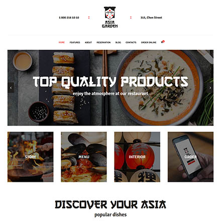 ThemeForest Asia Garden