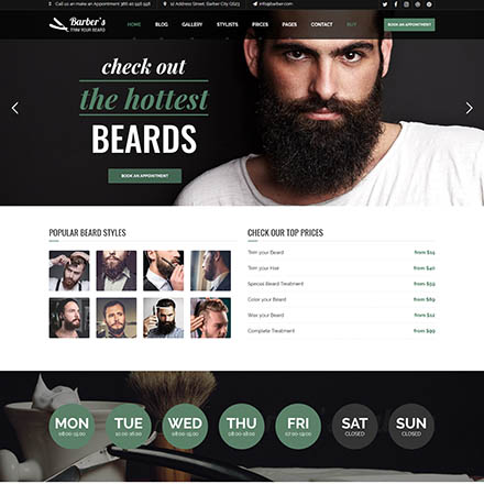 ThemeForest Barber