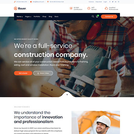 ThemeForest Bauer