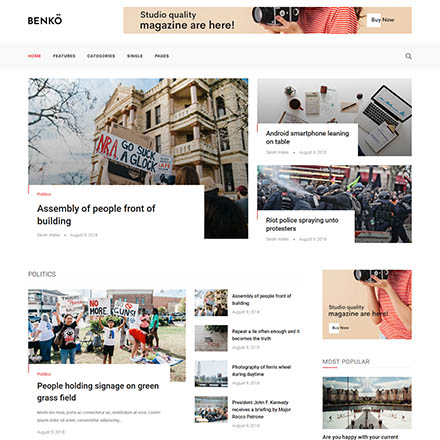 ThemeForest Benko