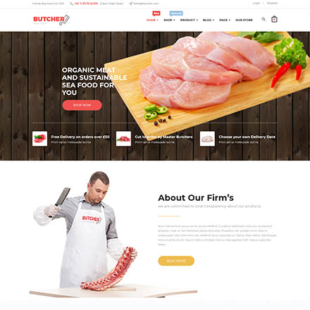 ThemeForest Butcher