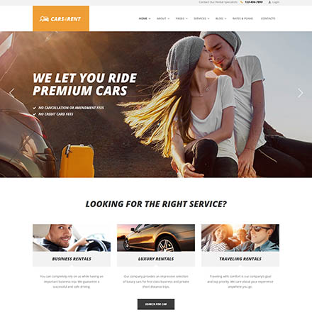 ThemeForest Cars4Rent