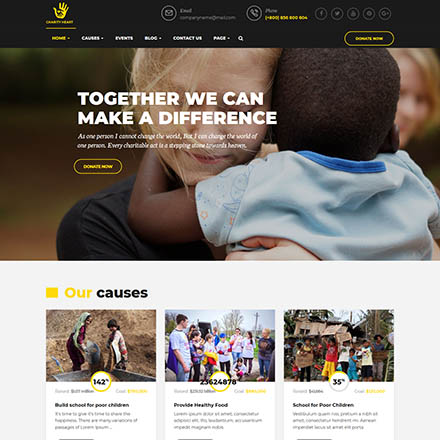 ThemeForest CharityHeart