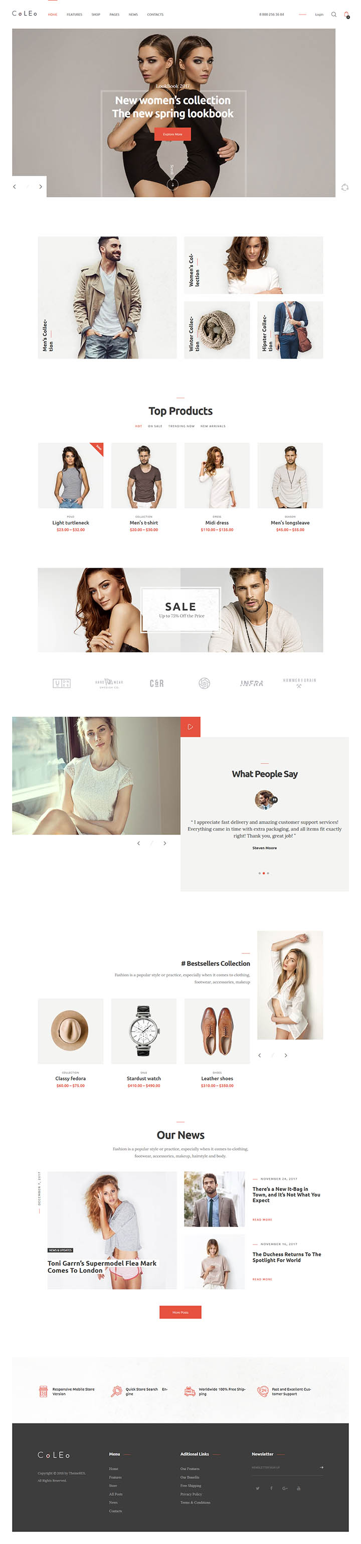 WordPress шаблон ThemeForest Coleo