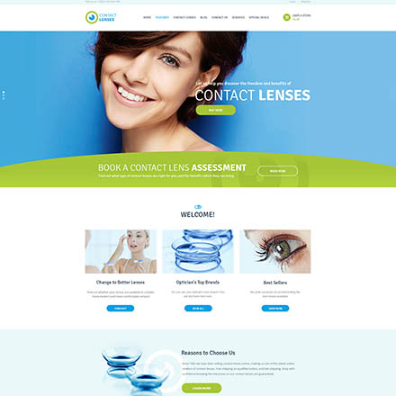 ThemeForest Contact Lenses