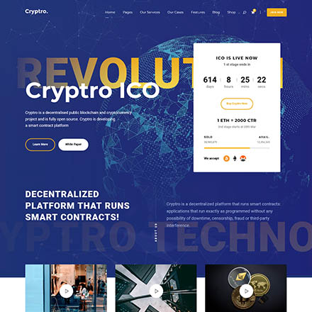 ThemeForest Cryptro