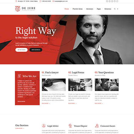 ThemeForest De Jure