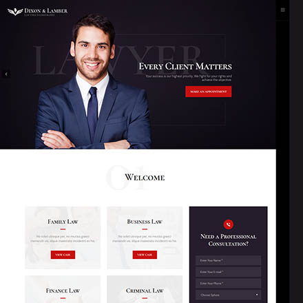 ThemeForest Dixon & Lamber