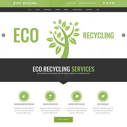 ThemeForest Eco Recycling