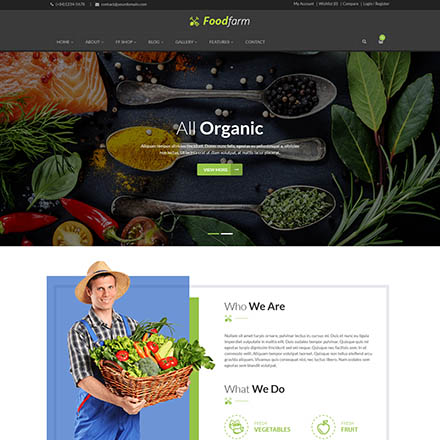 ThemeForest FoodFarm