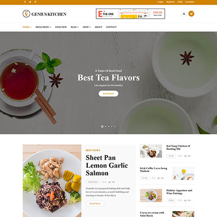 ThemeForest Genius Kitchen