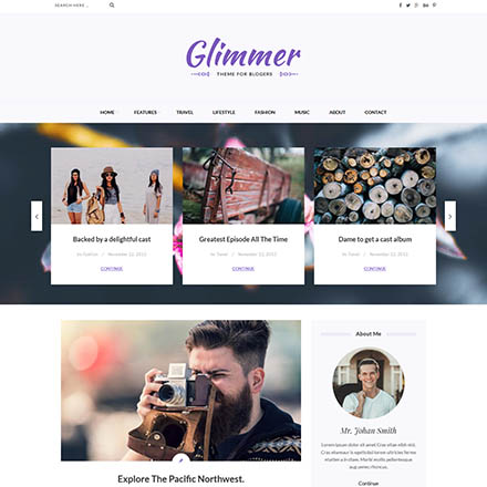 ThemeForest Glimmer