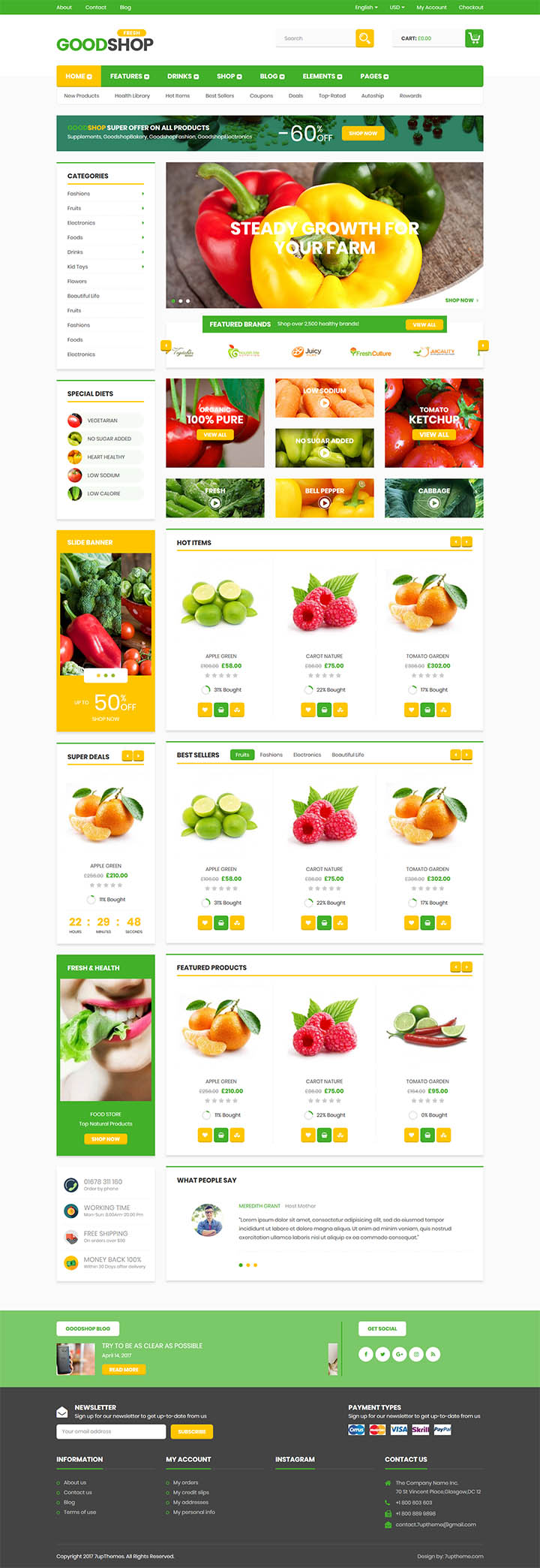 WordPress шаблон ThemeForest Good Shop