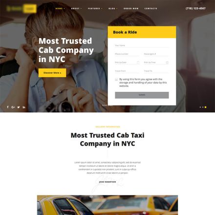 ThemeForest Grab Taxi