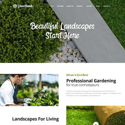 ThemeForest Green Thumb