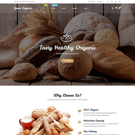 ThemeForest GreenOrganic