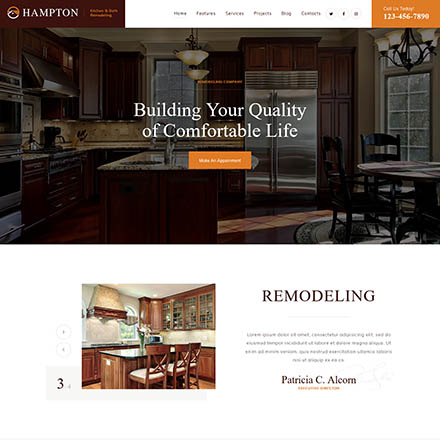 ThemeForest Hampton