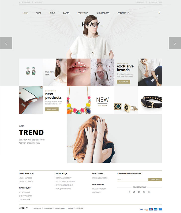 WordPress шаблон ThemeForest Heajy