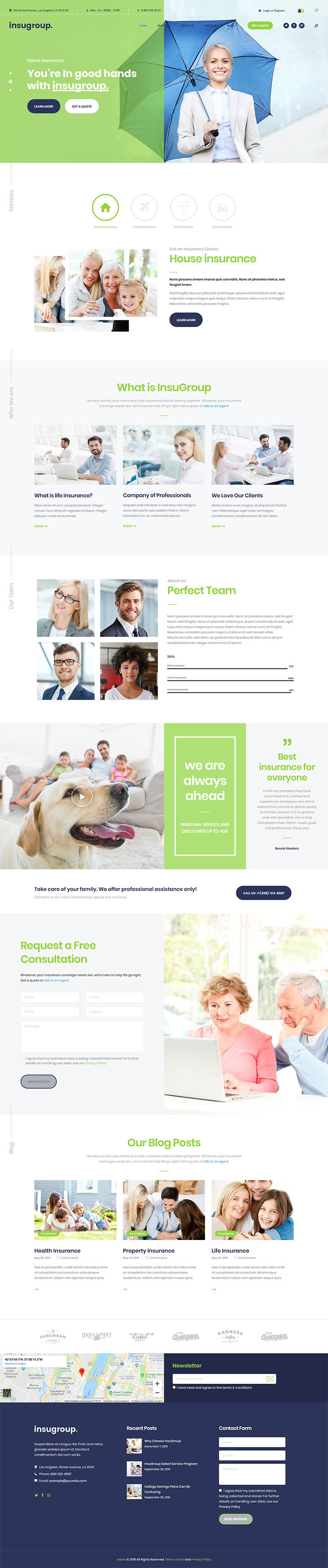 WordPress шаблон ThemeForest Insugroup