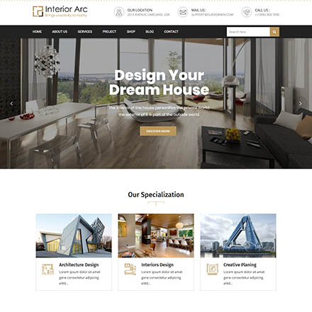 ThemeForest Interior Arc