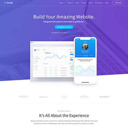 ThemeForest Kinetic