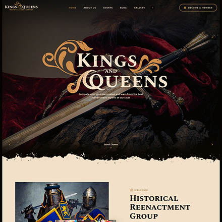ThemeForest Kings & Queens
