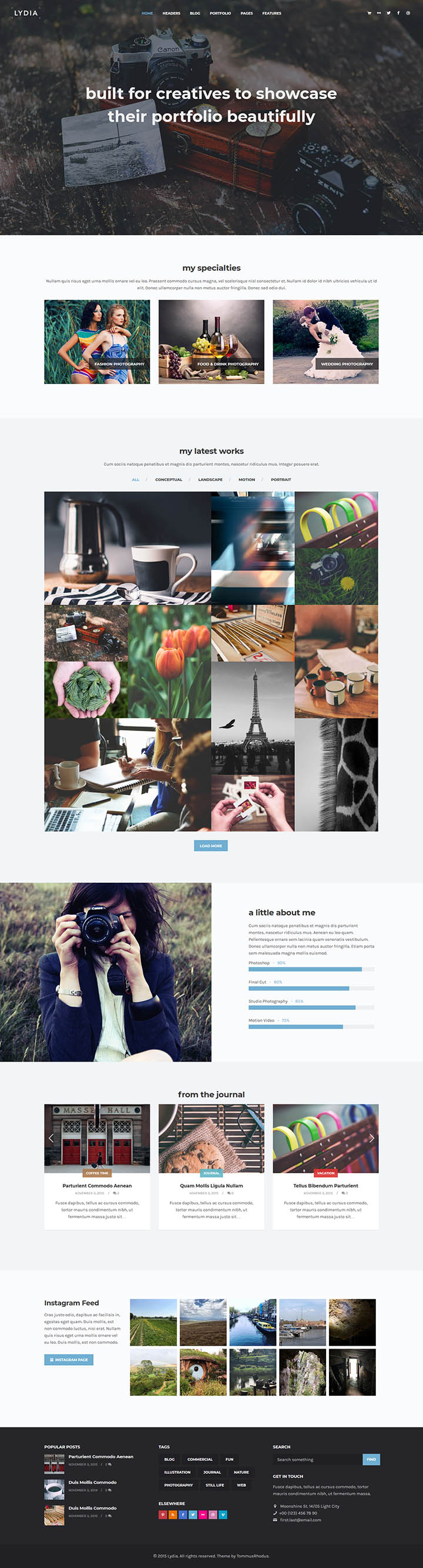 WordPress шаблон ThemeForest Lydia