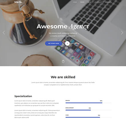 ThemeForest Mario