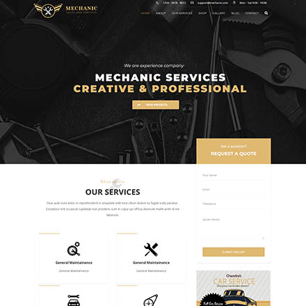 ThemeForest Mechanic