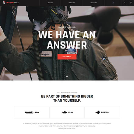 ThemeForest Militarology