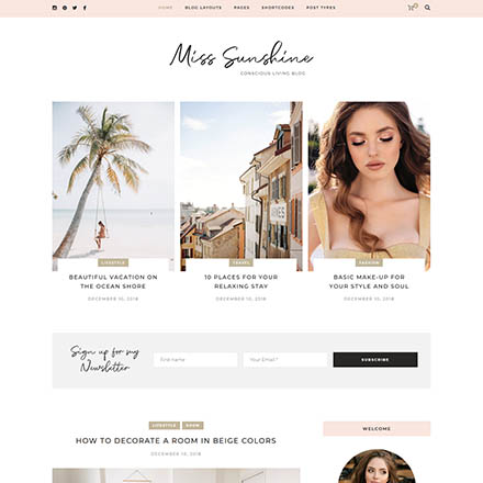 ThemeForest Miss Sunshine