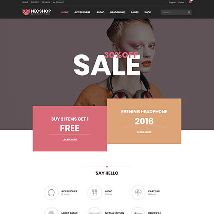 ThemeForest Nec Shop