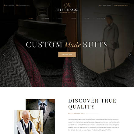 ThemeForest Peter Mason