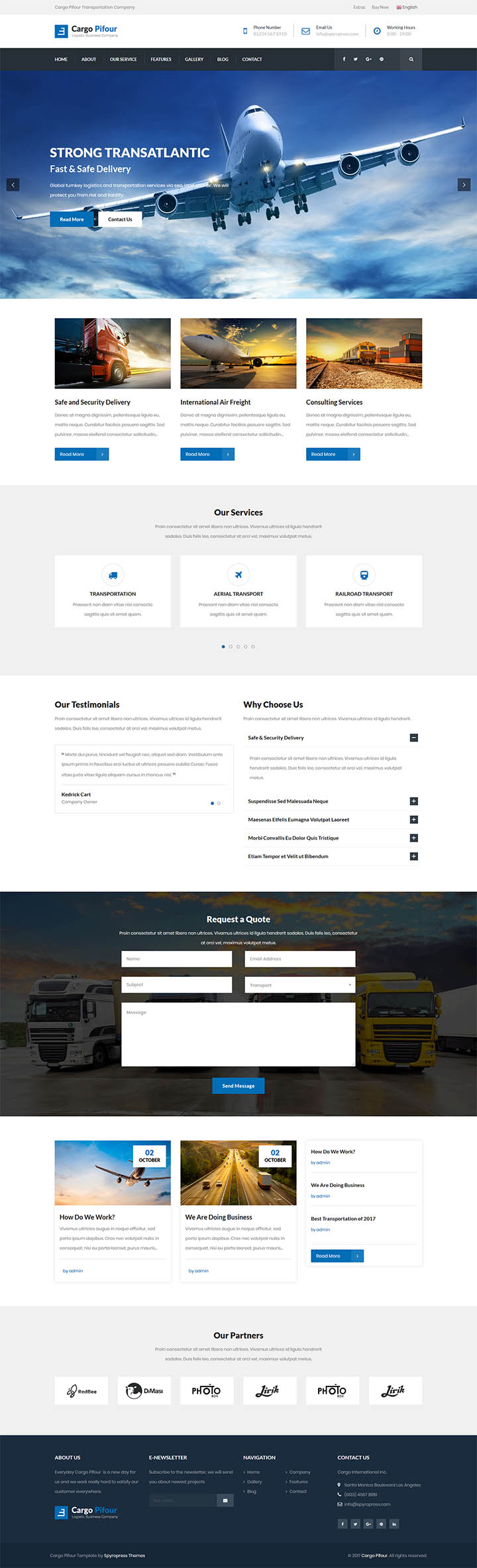 WordPress шаблон ThemeForest Pifour