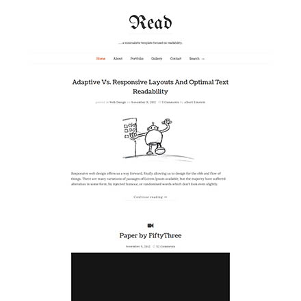 ThemeForest Read