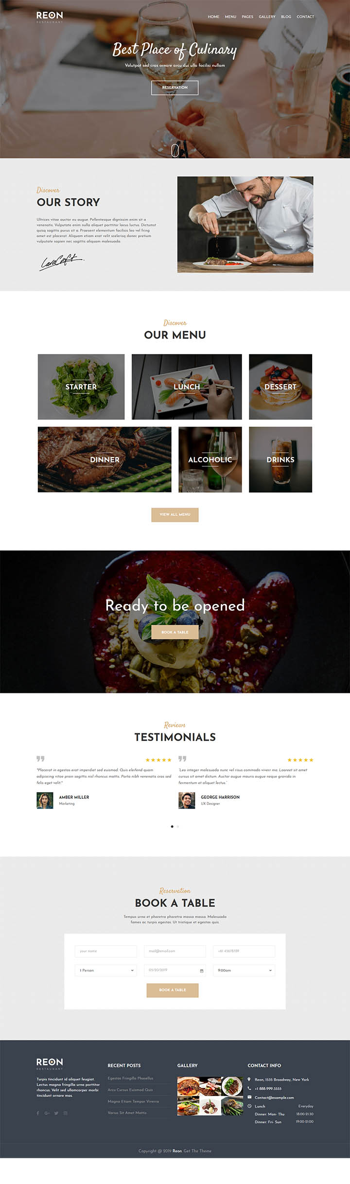 WordPress шаблон ThemeForest Reon