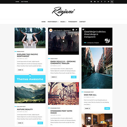 ThemeForest Rinjani